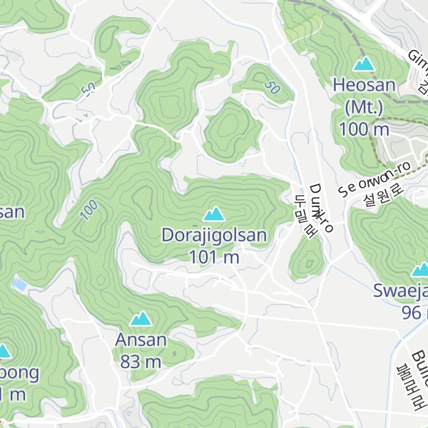Map of Dorajigolsan
