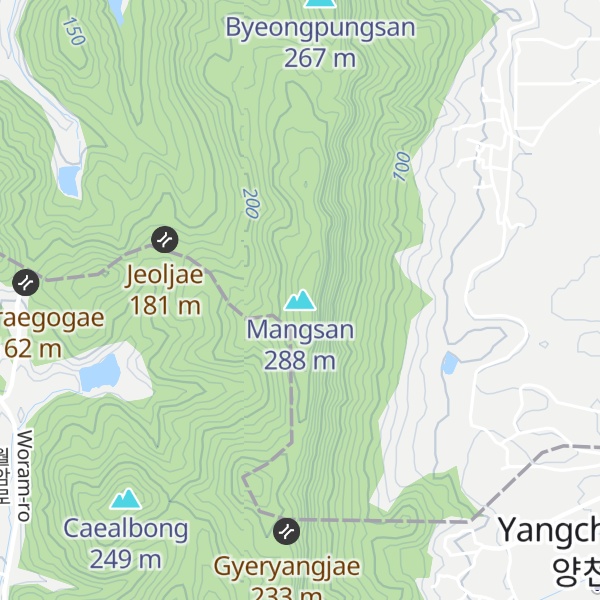 Map of Mangsan