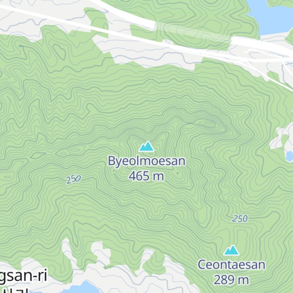 Map of Byeolmoesan