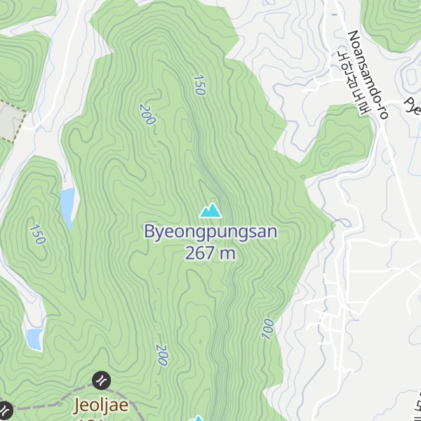 Map of Byeongpungsan