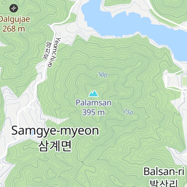 Map of Palamsan