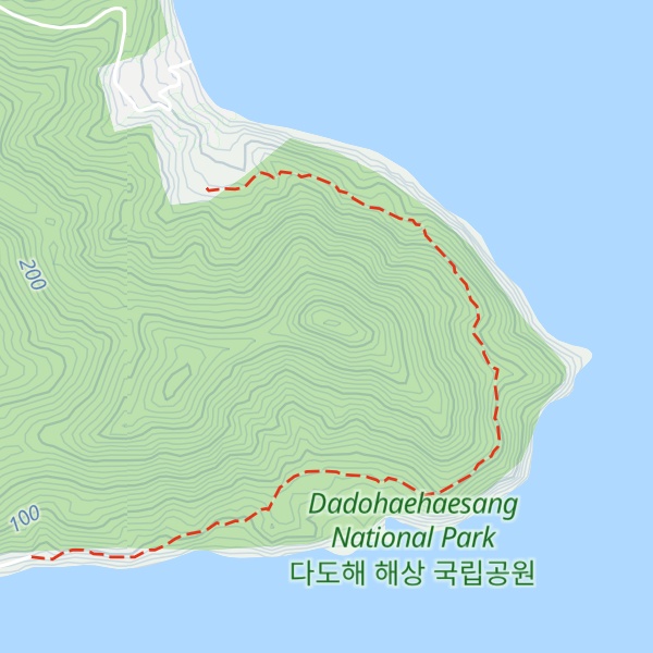 Map of Daebongsan