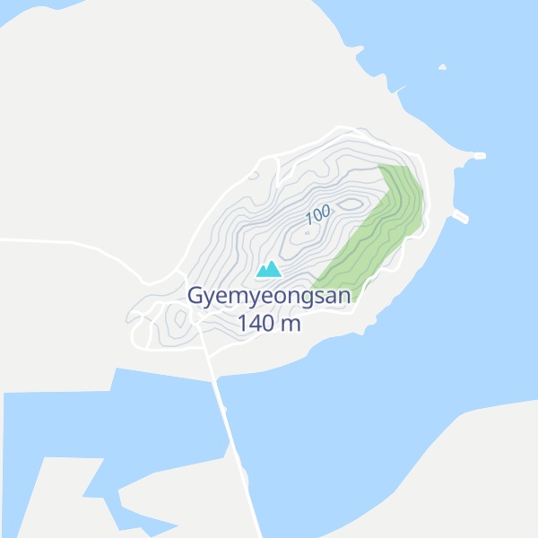 Map of Gyemyeongsan