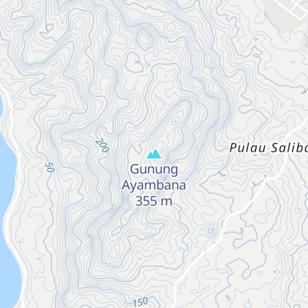 Map of Gunung Ayambana