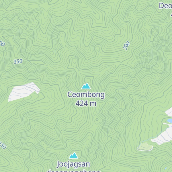 Map of Ceombong