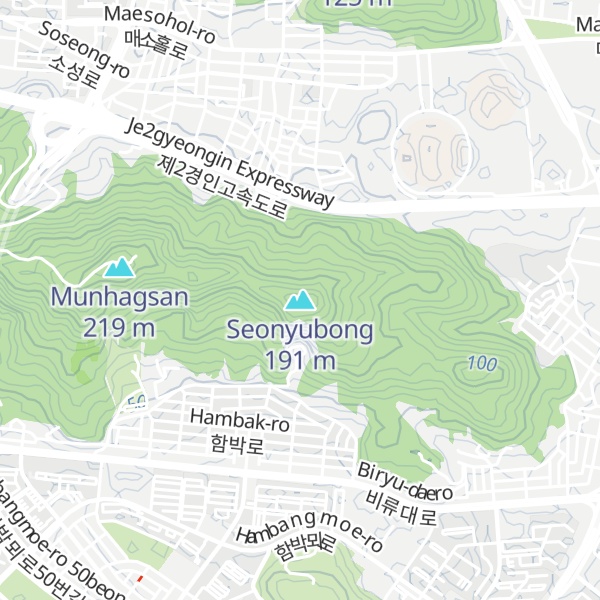 Map of Seonyubong