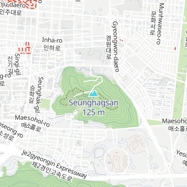 Map of Seunghagsan