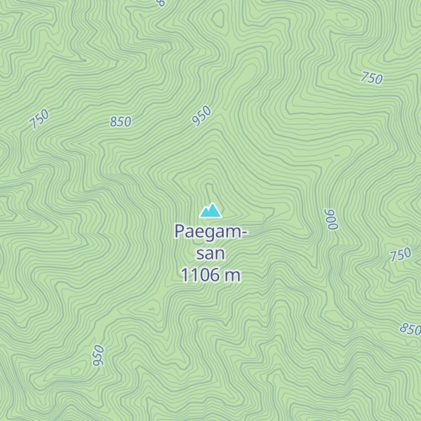 Map of Paegam-san