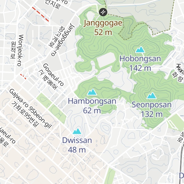 Map of Hambongsan