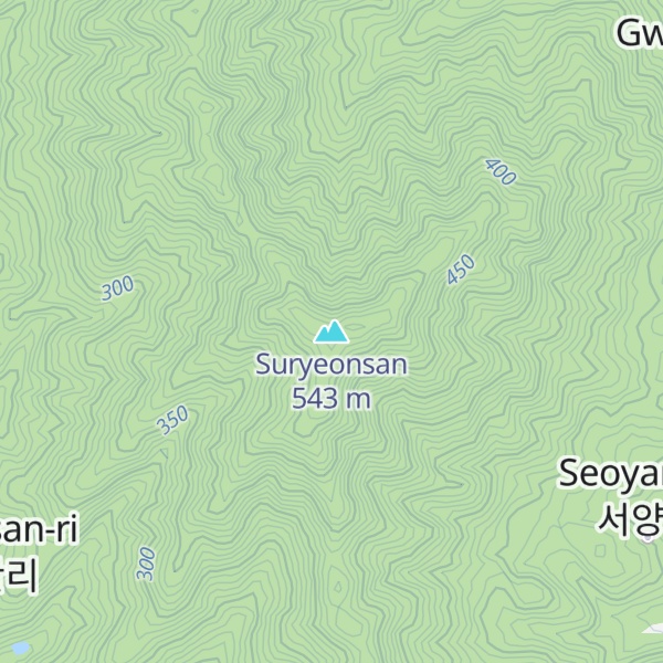 Map of Suryeonsan