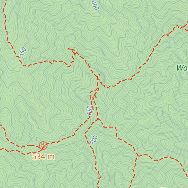 Map of Hyangrobong