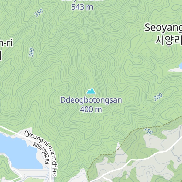 Map of Ddeogbotongsan