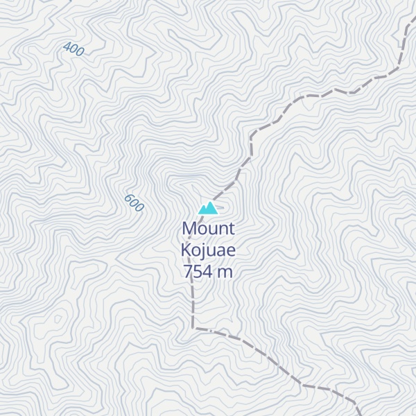 Map of Mount Kojuae