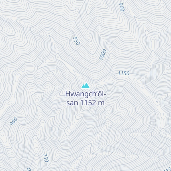 Map of Hwangch’ŏl-san