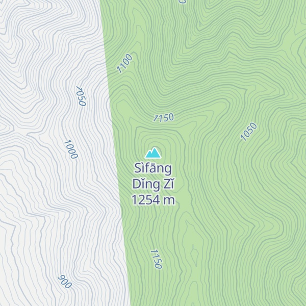 Map of Sìfāng Dǐng Zǐ