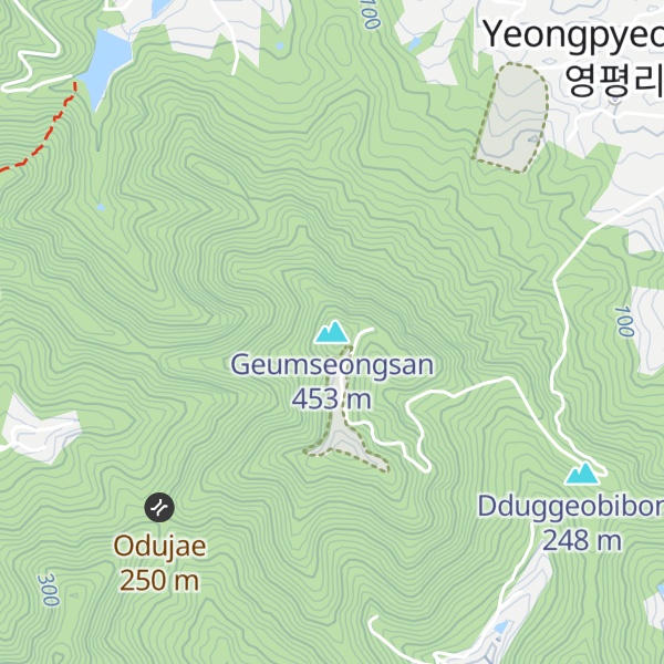Map of Geumseongsan