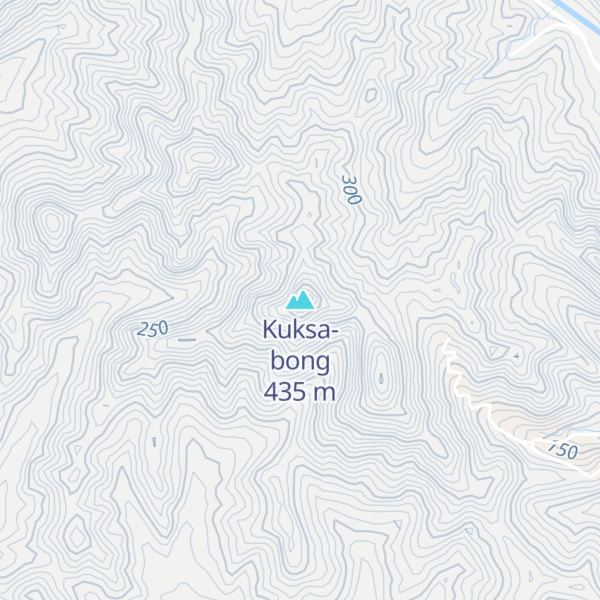 Map of Kuksa-bong