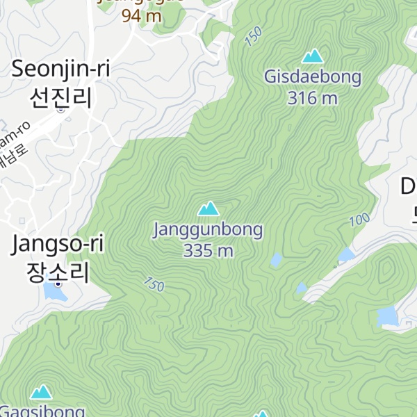 Map of Janggunbong