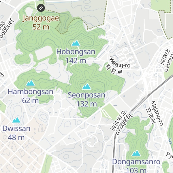 Map of Seonposan