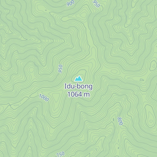 Map of Idu-bong