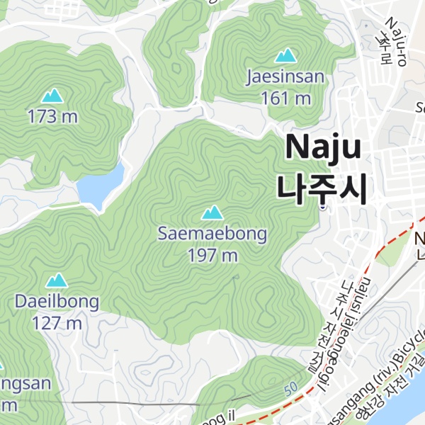 Map of Saemaebong