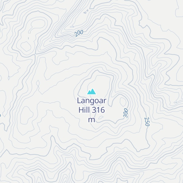 Map of Langoar Hill