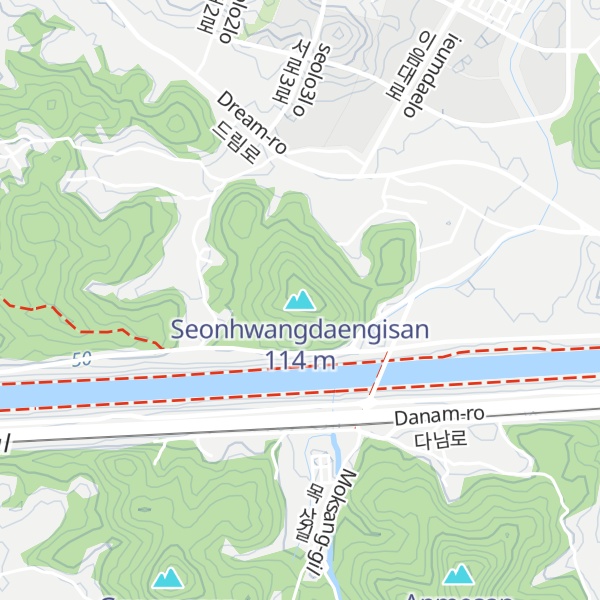 Map of Seonhwangdaengisan