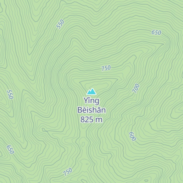 Map of Yǐng Bèishān