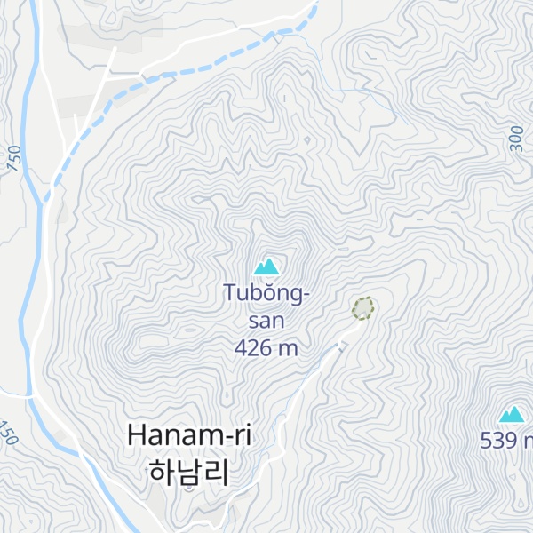 Map of Tubŏng-san