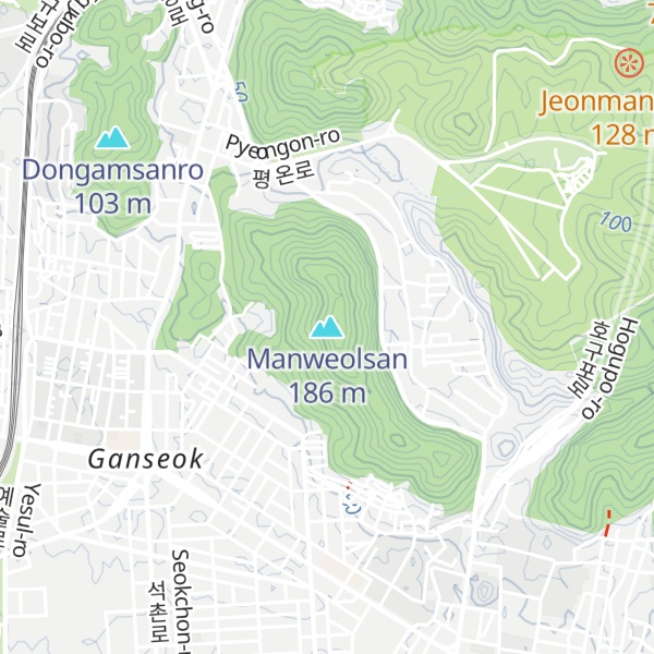 Map of Manweolsan