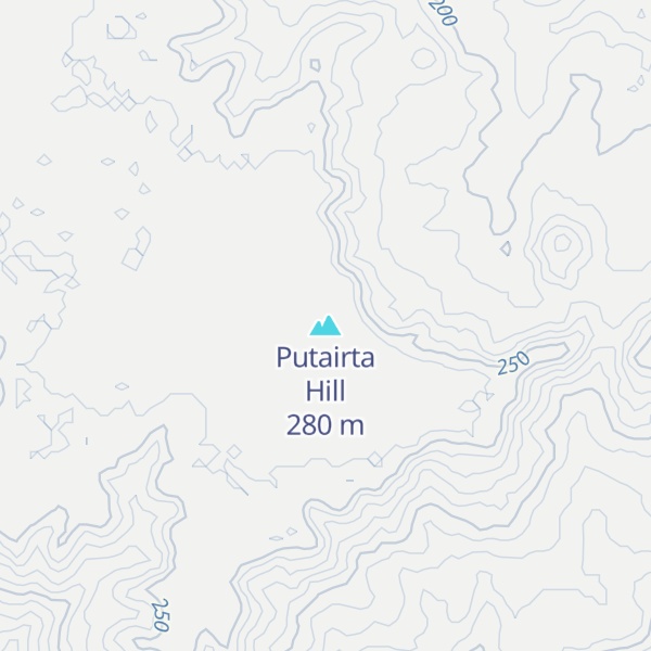 Map of Putairta Hill