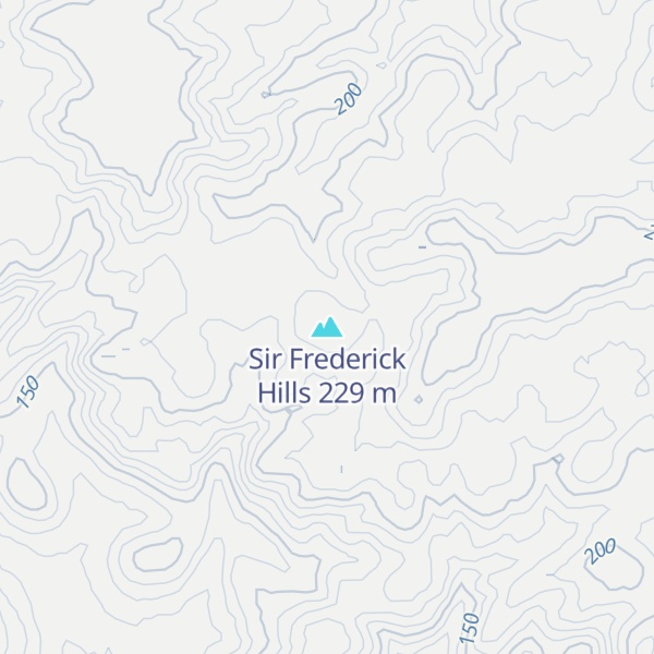 Map of Sir Frederick Hills