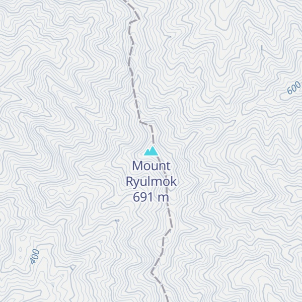 Map of Mount Ryulmok
