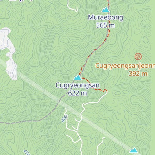 Map of Cugryeongsan