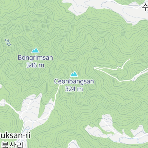 Map of Ceonbangsan