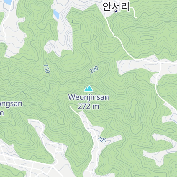 Map of Weonjinsan