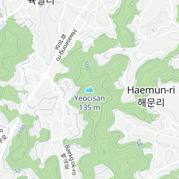 Map of Yeocisan
