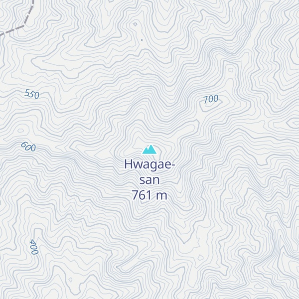 Map of Hwagae-san