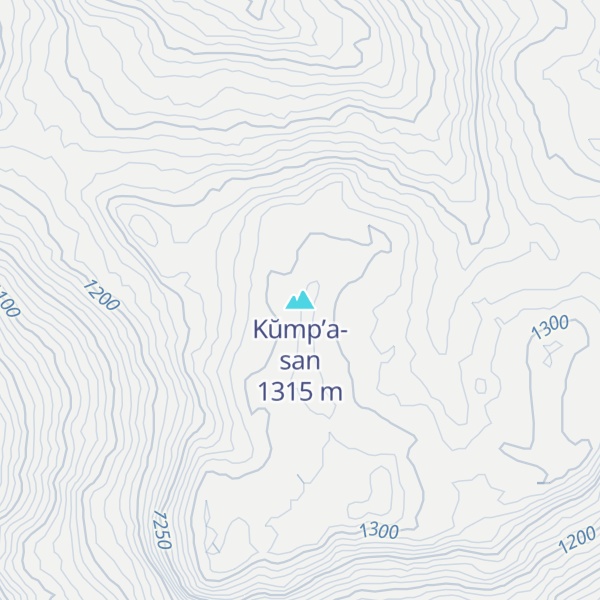 Map of Kŭmp’a-san