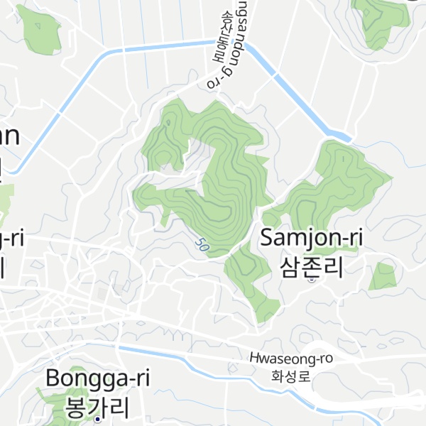 Map of Maebongsan