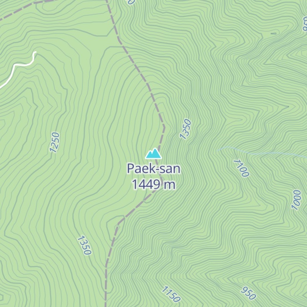 Map of Paek-san