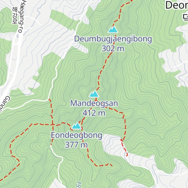 Map of Mandeogsan