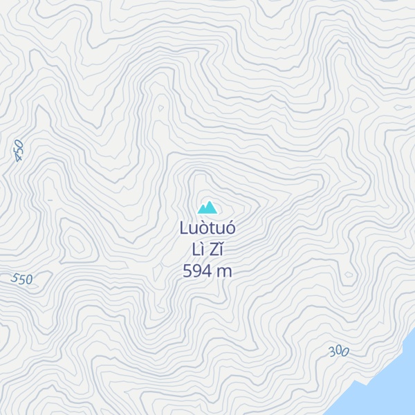 Map of Luòtuó Lì Zǐ