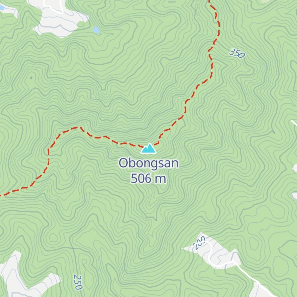 Map of Obongsan
