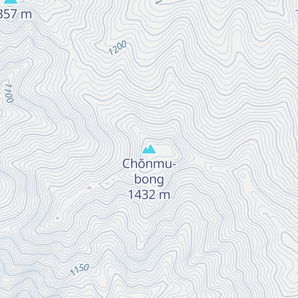 Map of Chŏnmu-bong