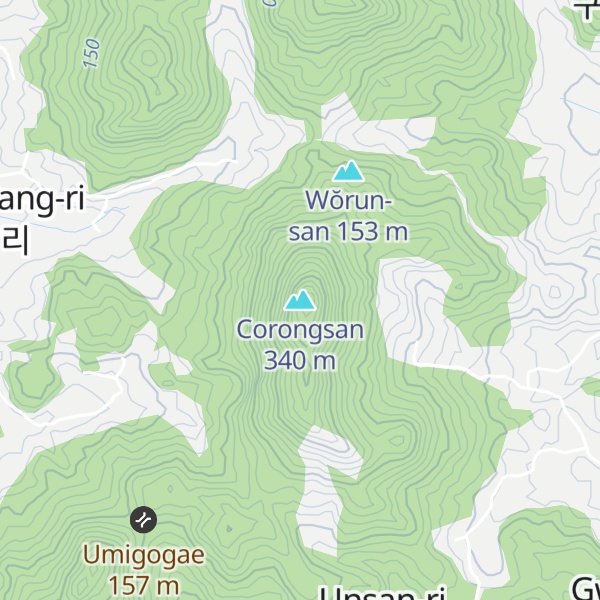Map of Corongsan