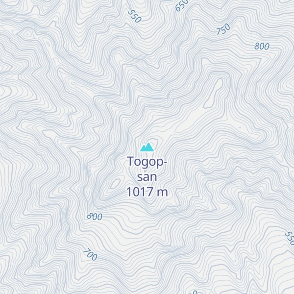 Map of Togop-san