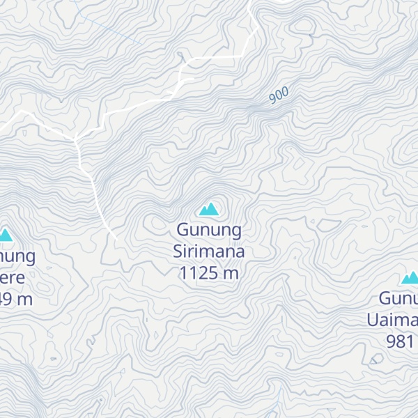 Map of Gunung Sirimana