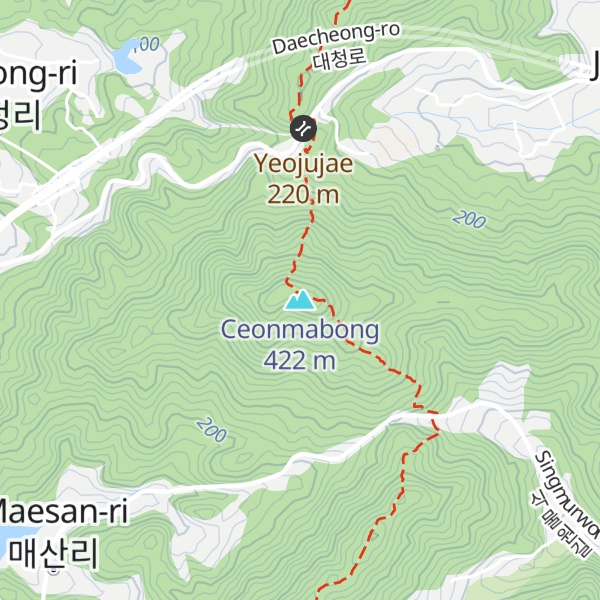 Map of Ceonmabong