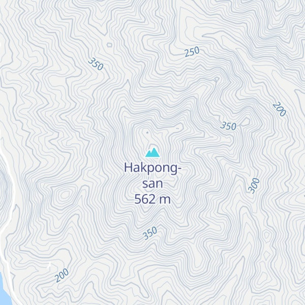 Map of Hakpong-san